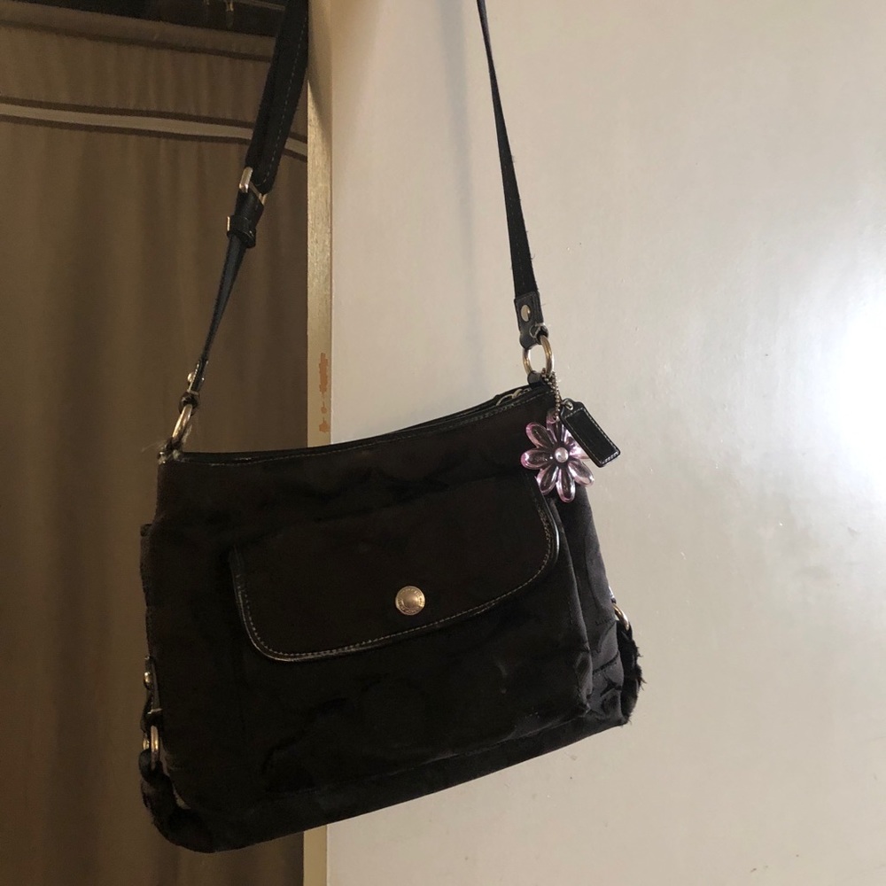 Coach Black pink purse!